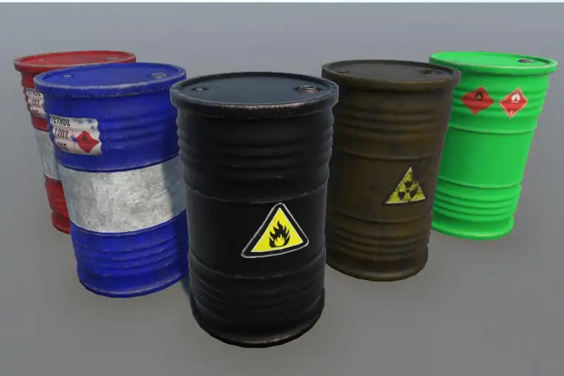 Gasoline Barrel Asset Thumbnail