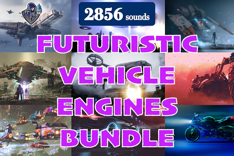 Futuristic Vehicle Engine Sounds Bundle Asset Thumbnail