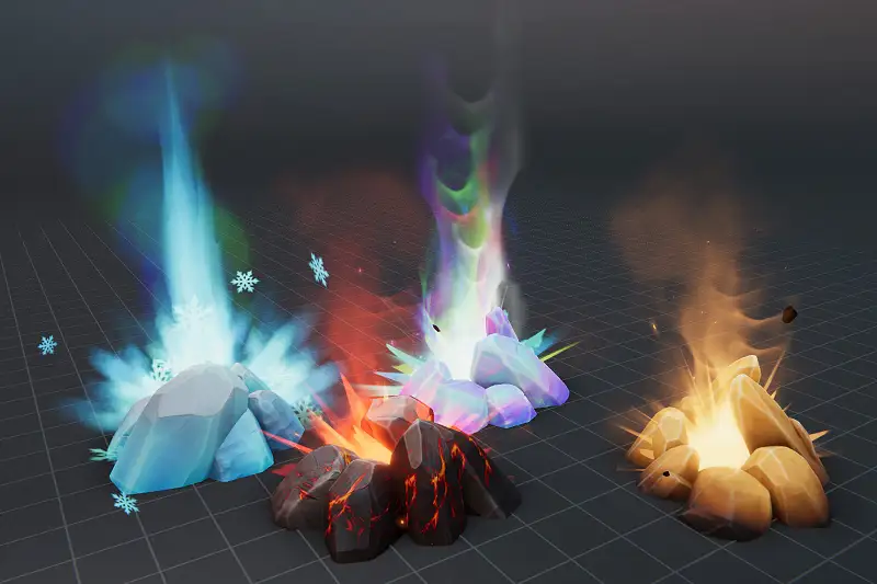 Rock Attacks - Magical Geysers VFX Asset Thumbnail