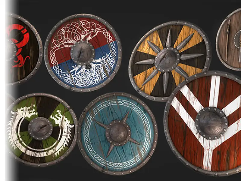 Medieval Viking Shield Pack Asset Thumbnail