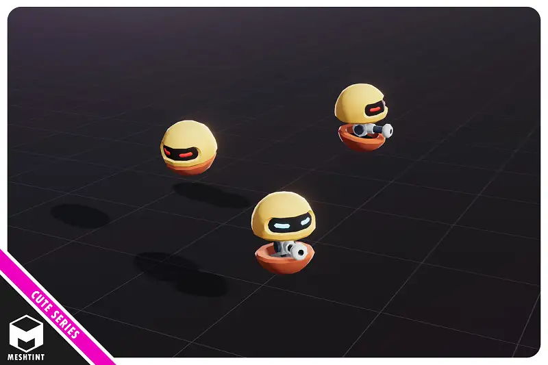 Ball Robot Cute Series Asset Thumbnail