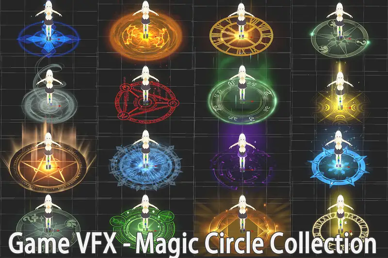 Game VFX - Magic Circle Collection Asset Thumbnail