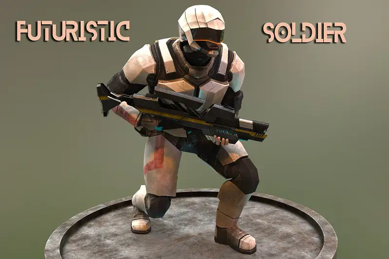 Futuristic Soldier 2 Asset Thumbnail