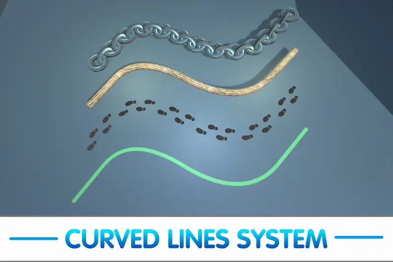 Curved Lines System - Ropes, Chains and more... Asset Thumbnail