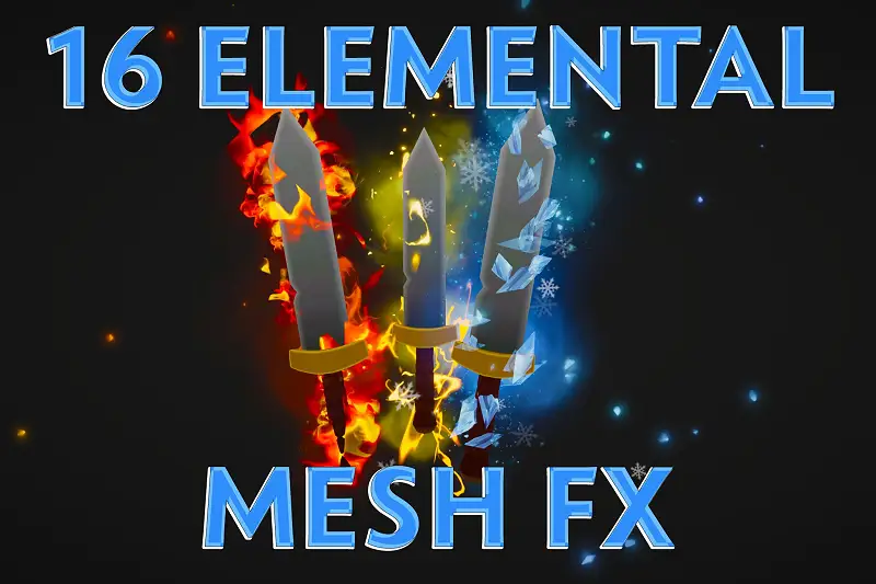 Elemental Mesh Stylized VFX Asset Thumbnail
