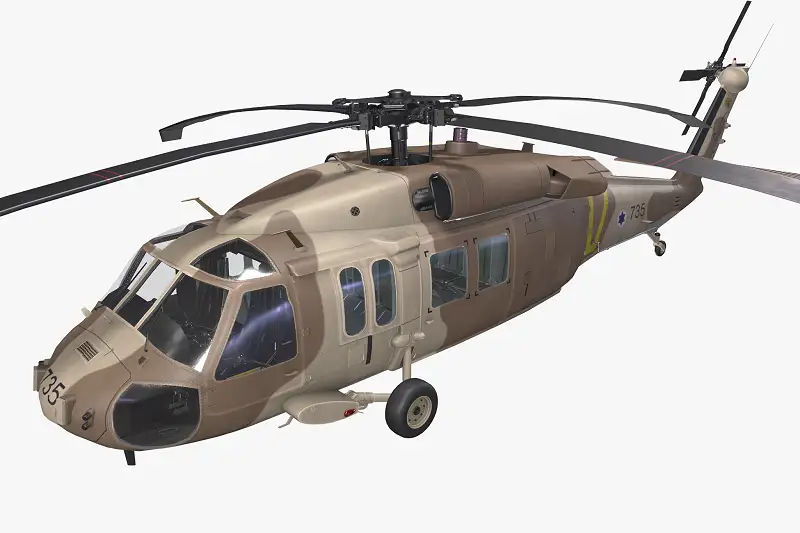 Black Hawk UH-60 Israel Static Model Asset Thumbnail