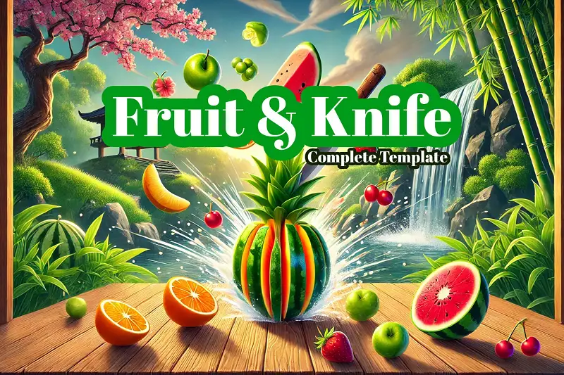 Fruit & Knife - Complete Template Asset Thumbnail