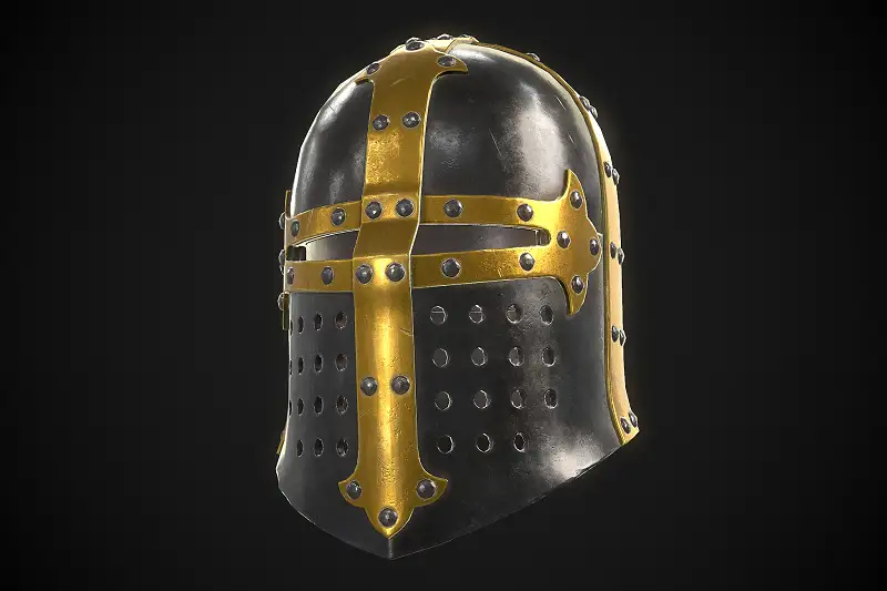 Knight Helmet 04 Asset Thumbnail