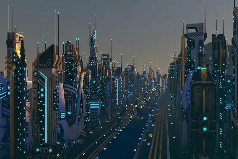Mega Sci-Fi City Package Asset Thumbnail