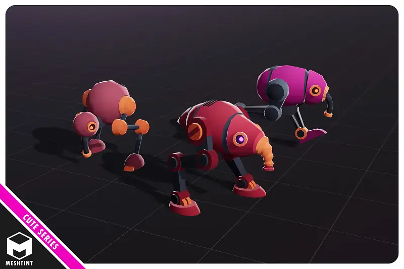 Nozzle Nose Snout Robot Evolution Pack Cute Series Asset Thumbnail
