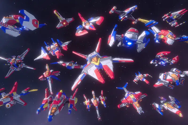 Modular Space Fighter PBR Asset Thumbnail