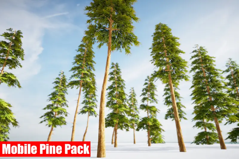Mobile Pine Tree Pack Asset Thumbnail