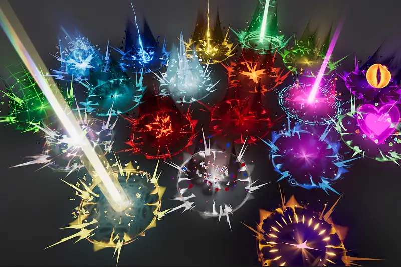 Area Pillars Magic Attacks Stylized VFX Asset Thumbnail