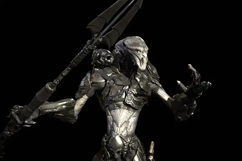 AlienHunterGR Character Model Asset Thumbnail