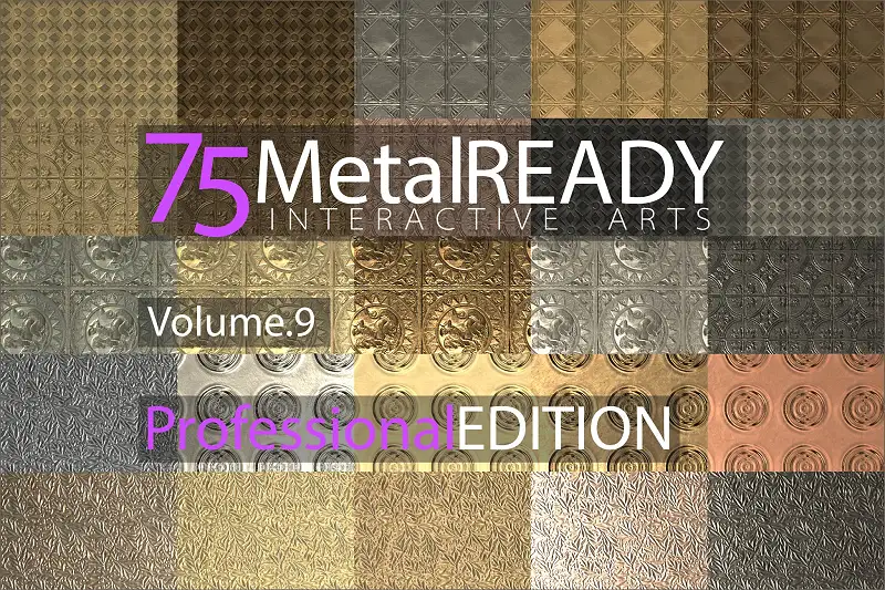 75 Metal Materials Ready, Volume. 9 Asset Thumbnail