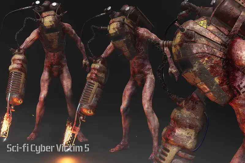Sci-fi Cyber Victim 5 Asset Thumbnail