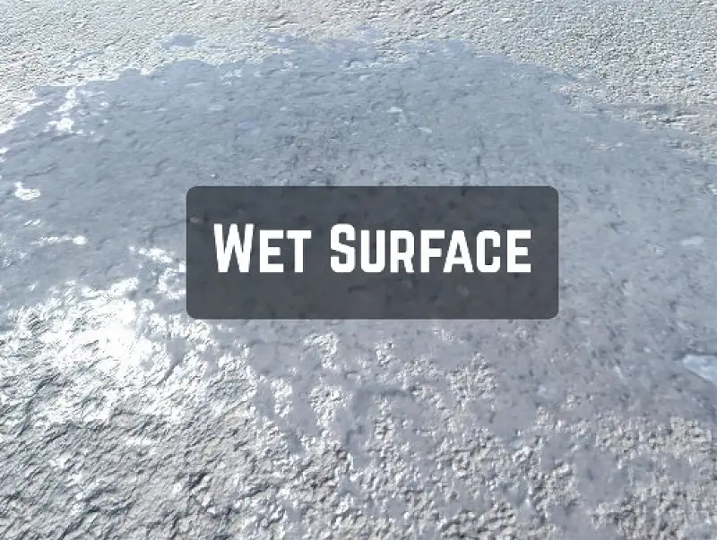 PBR Wet Surface Shader Asset Thumbnail