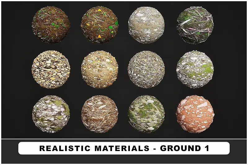 Realistic Materials - Ground 1 Asset Thumbnail