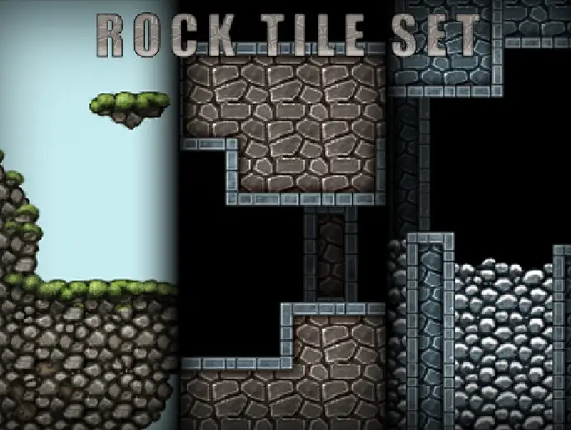 Rock Tile Set Asset Image