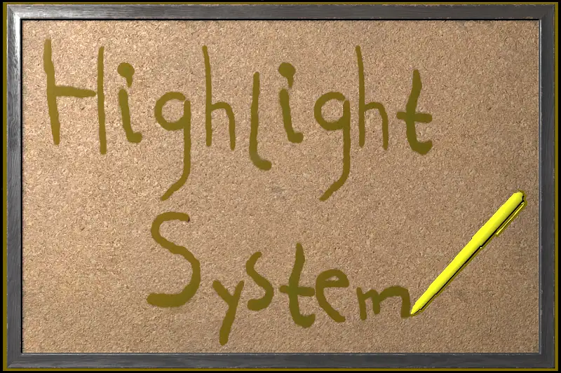 Highlight & Selectables System Asset Thumbnail