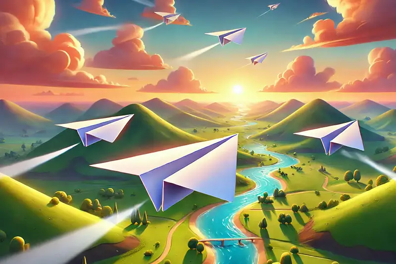 Arcade Paper Plane Flight Controller Asset Thumbnail