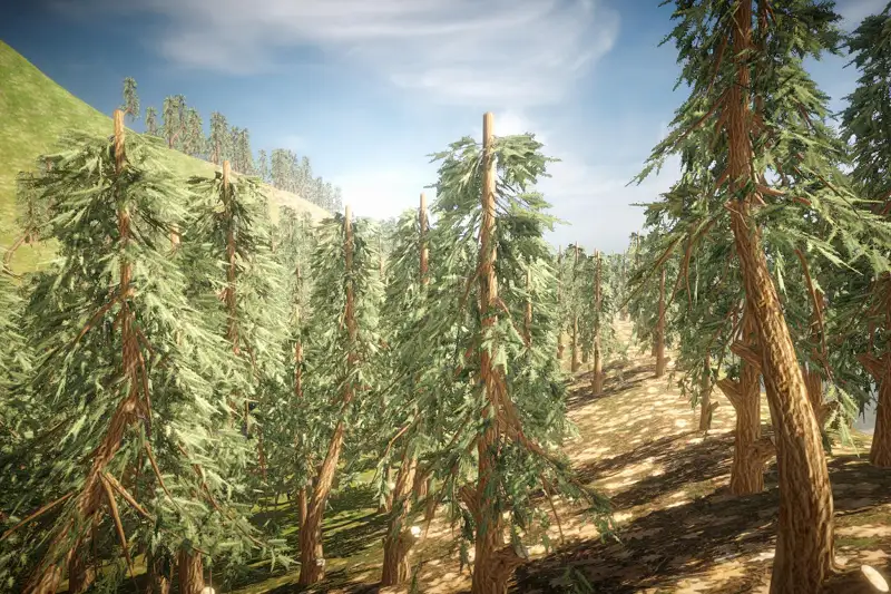 URP Pine Tree 3 (Mobile) Asset Thumbnail