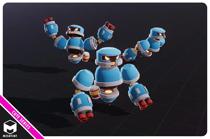 Trooper Robot Cute Series Asset Thumbnail