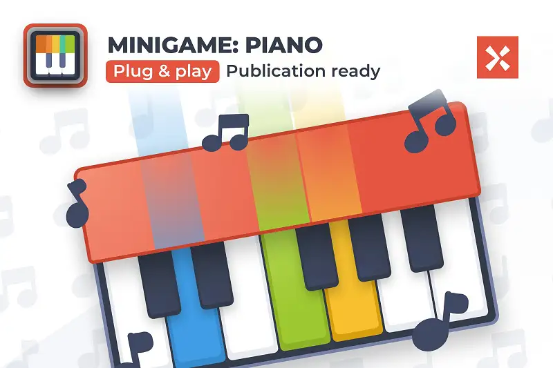 Piano Music Game Template Asset Thumbnail