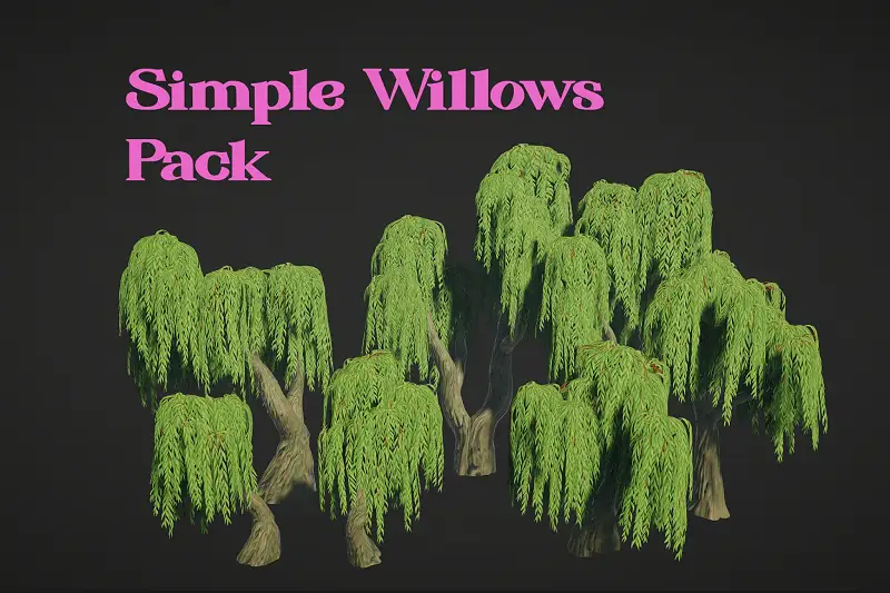 Simple Willows Pack for Unity Asset Thumbnail