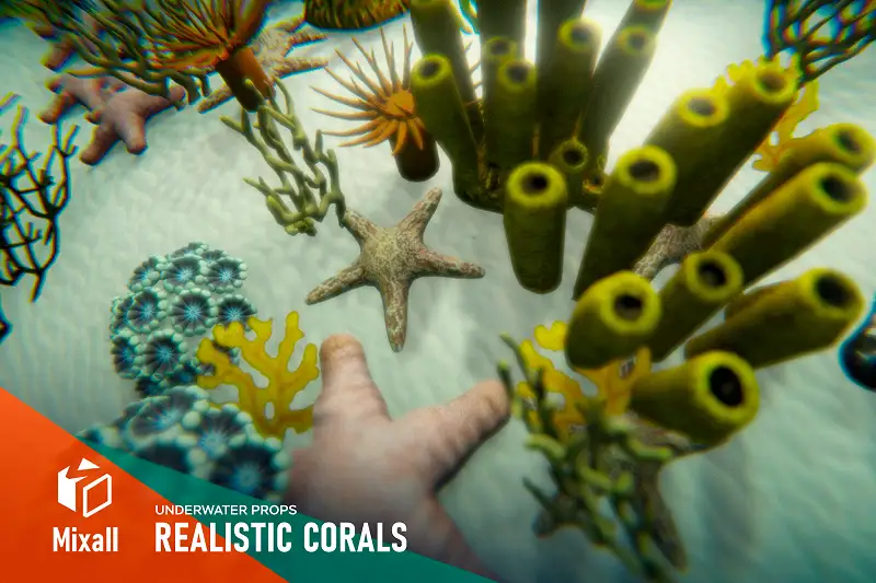 Realistic Corals - Underwater Props Asset Thumbnail