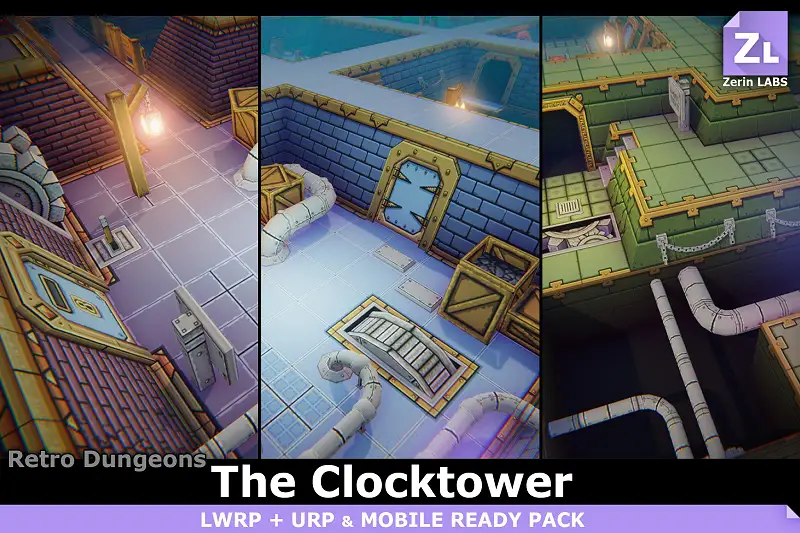 Steampunk Clocktower Environment Kit Asset Thumbnail
