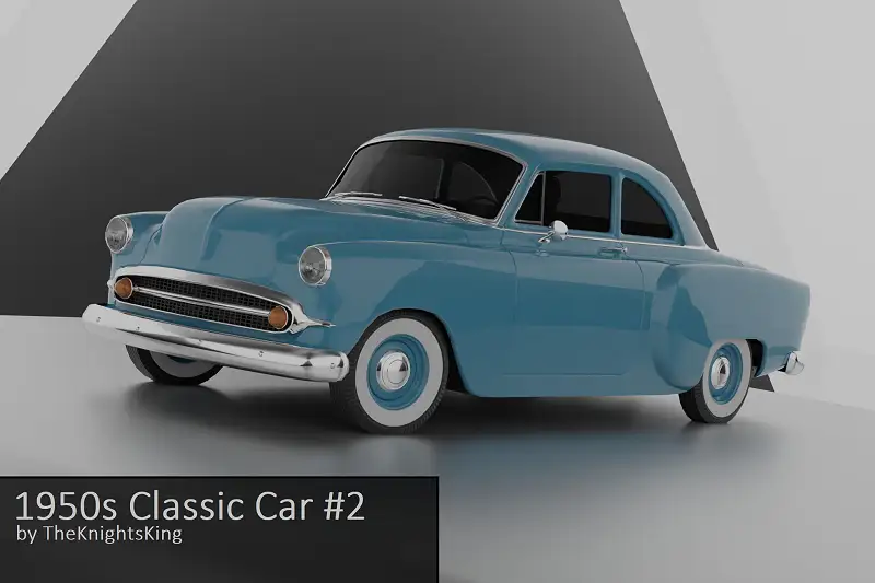 1950s Classic Car #2 Asset Thumbnail
