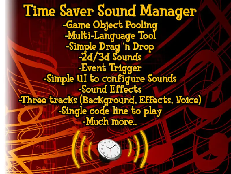 TimeSaver Sound Manager Asset Thumbnail