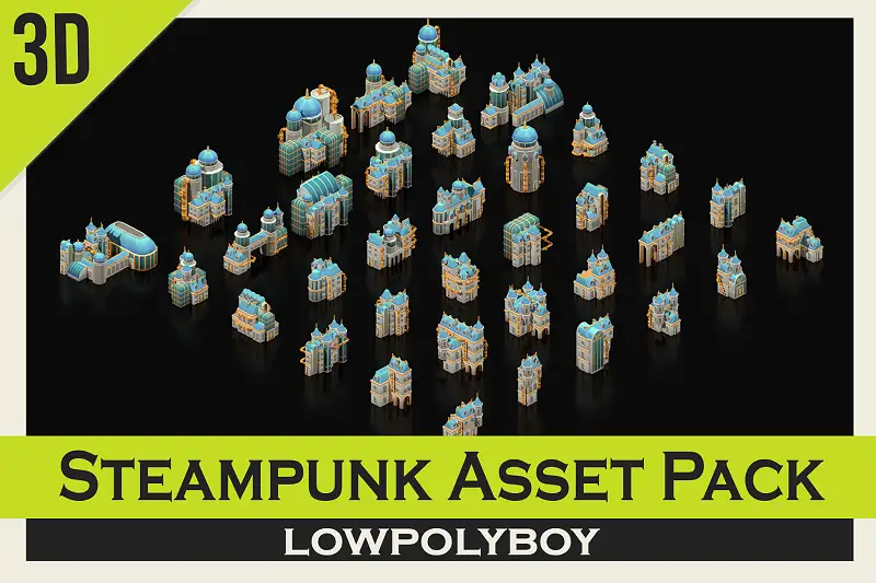 Steampunk Building Asset Pack Asset Thumbnail
