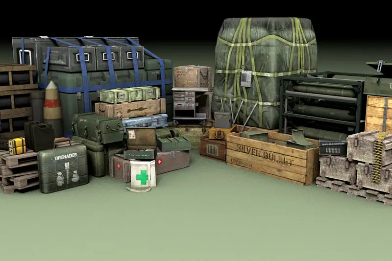Military Props and Supplies Asset Thumbnail