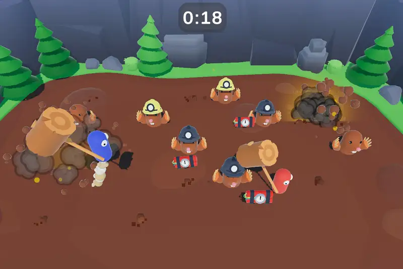 Whack A Mole Local Multiplayer Game Template Asset Thumbnail