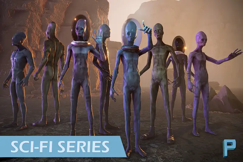 Classic Aliens Character Pack Asset Thumbnail