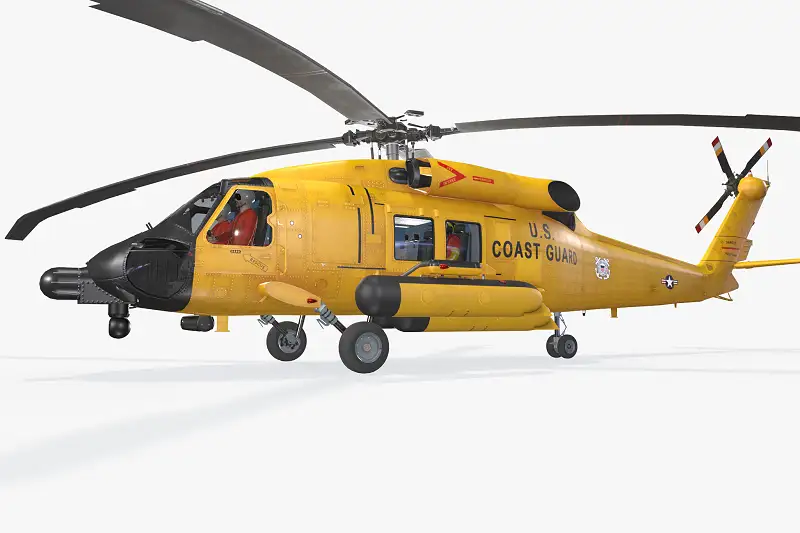 MH-60T U.S. Coast Guard Helicopter Model Asset Thumbnail