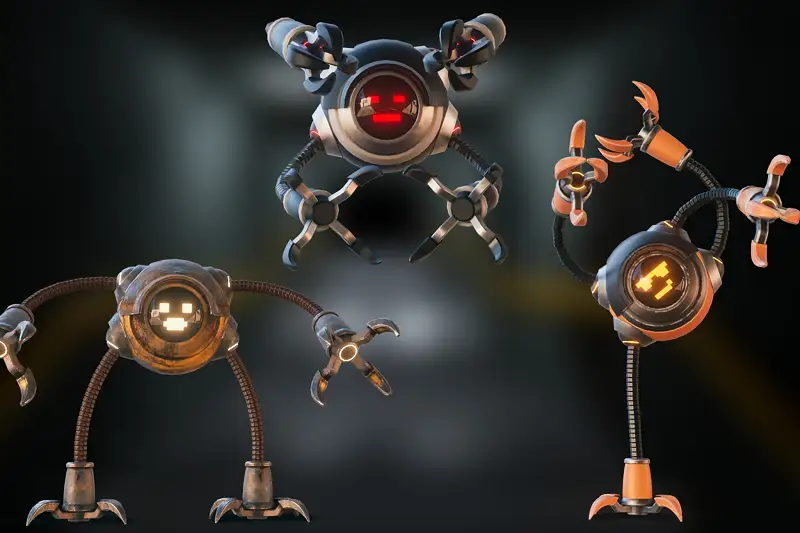 3 Different Style - FlyingBot Asset Thumbnail