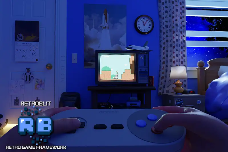 RetroBlit: A Retro Pixel Game Framework for Unity Asset Thumbnail