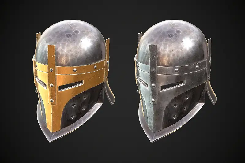 Knight Helmet 09 Asset Thumbnail