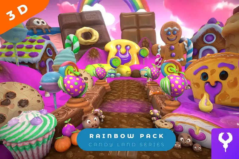 Cartoon Candyland Mega Pack Asset Thumbnail