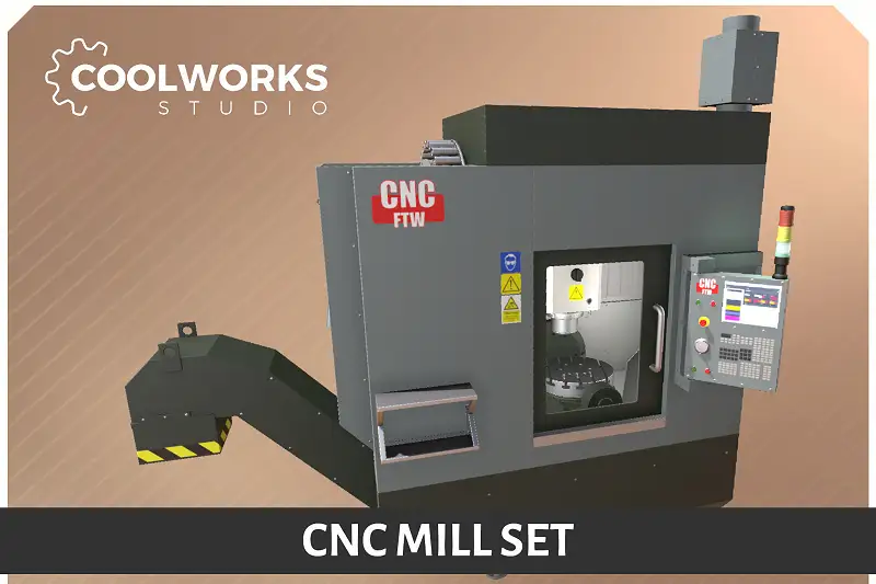CNC Mill Set Asset Thumbnail