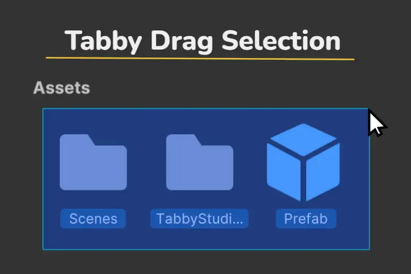 Effortless Multi-Selection in Unity Asset Thumbnail