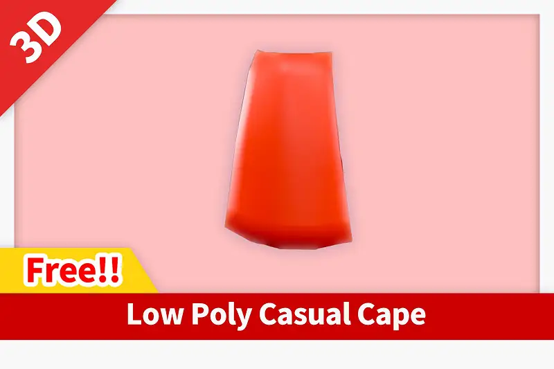 Low Poly Casual Cape Asset Thumbnail