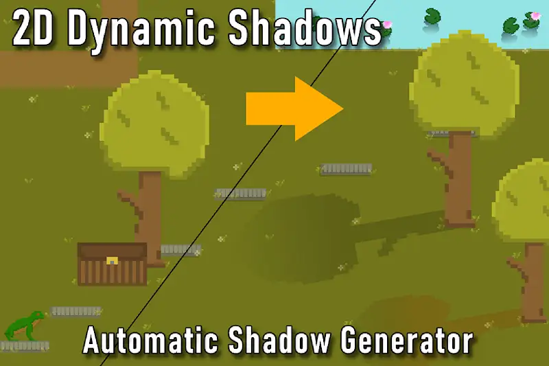 2D Dynamic Shadows - Automatic Shadow Generator Asset Thumbnail