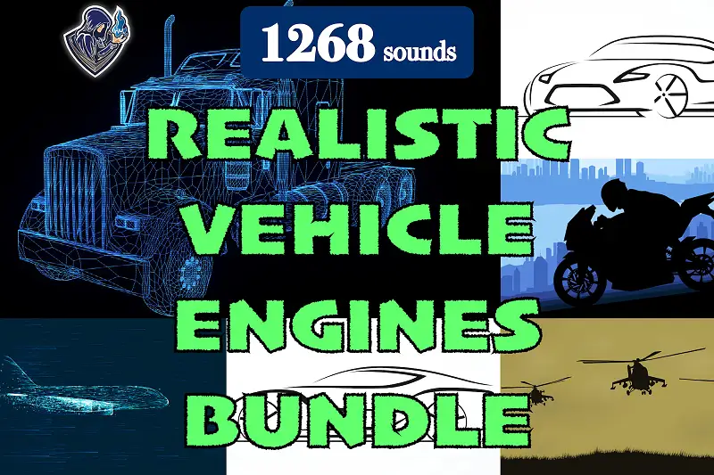 Realistic Vehicle Engine Sounds Bundle Asset Thumbnail