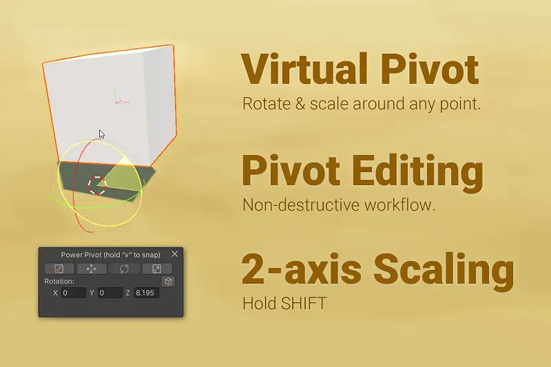 Power Pivot - Rotate, Scale, Edit, Snap & Pivot Editor Asset Thumbnail