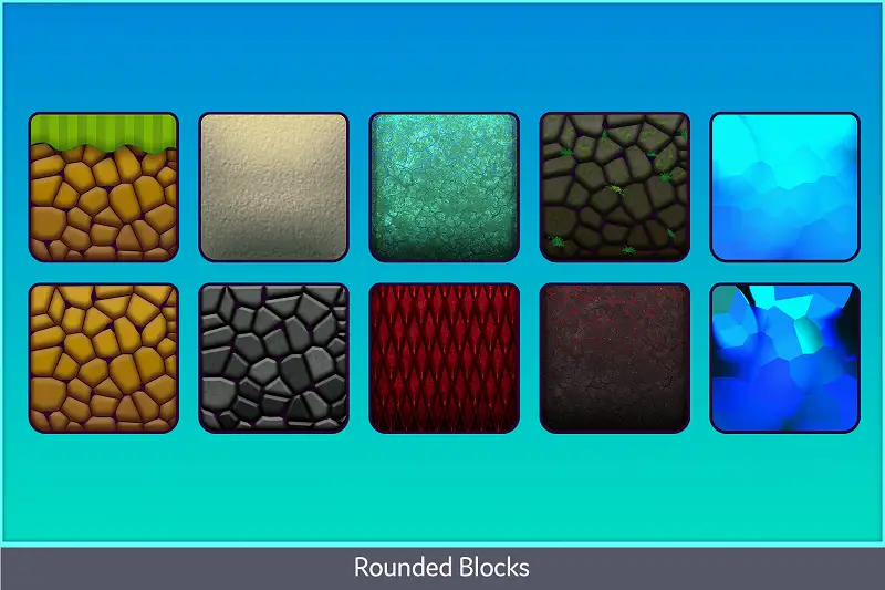Rounded Blocks by Gamertose Asset Thumbnail