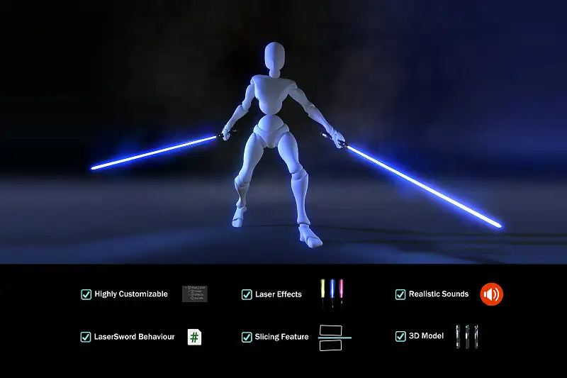 Laser Sword PRO: Dynamic Laser Sword Asset Asset Thumbnail